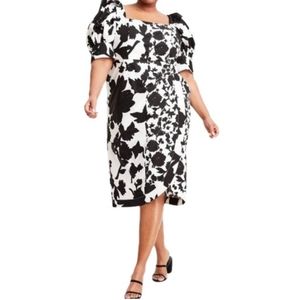 Christopher John Rodgers x Target B/W Floral Dress